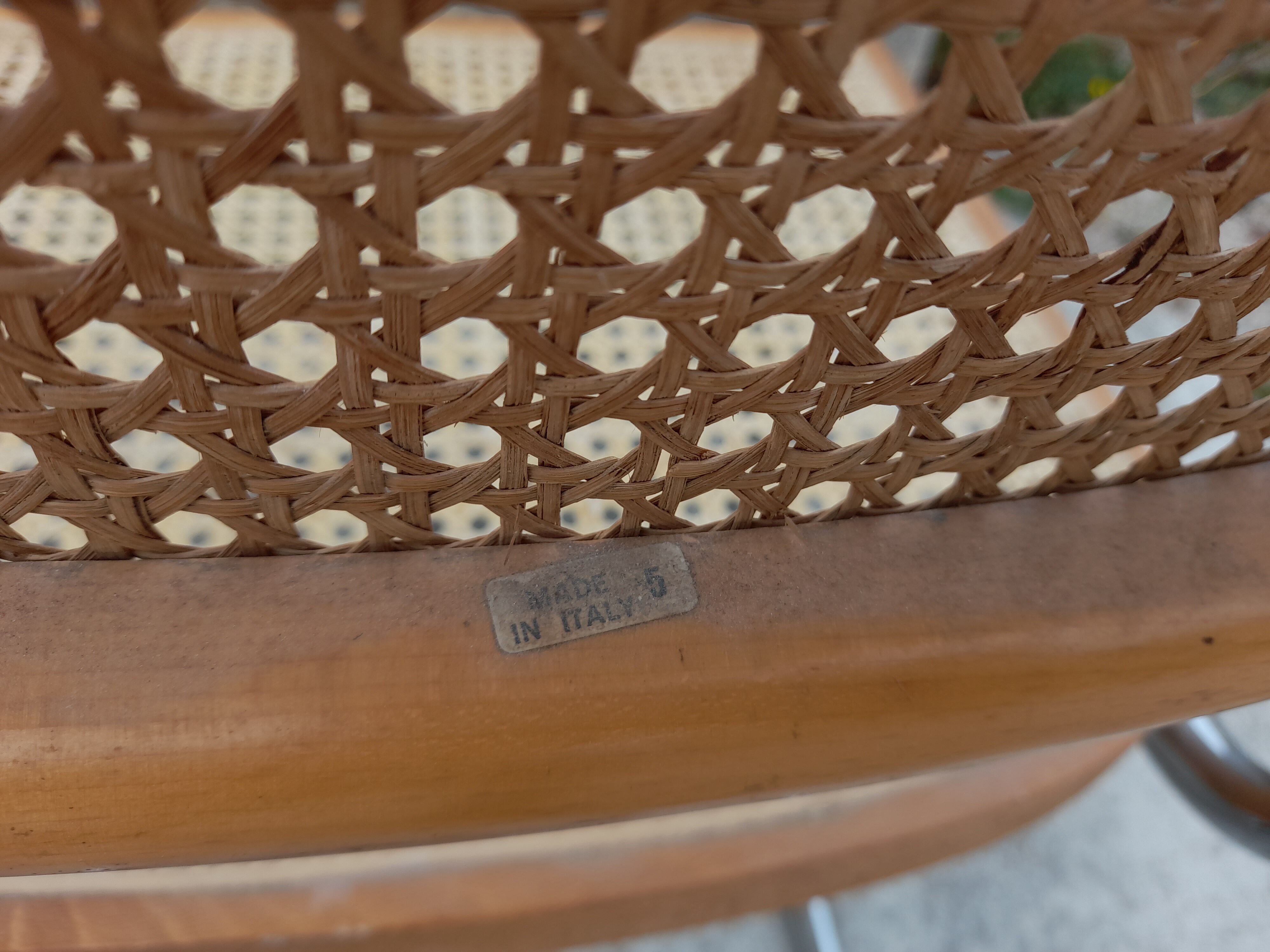 Pair of chairs B32 Marcel Breuer italy