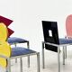 Set of 6 postmodern dining chairs by Salvati e Tresoldi for Omaggi / Saporiti
