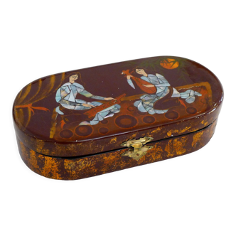 Lacquered jewelry box