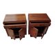 Art Deco bedside tables with steps - 1930s