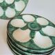 Serving of 6 oyster plates and 1 Longchamp dish