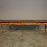 Candro handmade table with 12 drawers