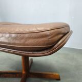 MS68 Lounge Chair and Ottoman by Madsen & Schubell, 1960s