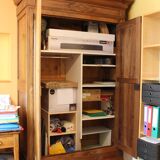 19th century solid wood wardrobe
