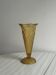 Yellow amber glass vase