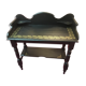 Hairdresser or toilet table in English pine, painted black
