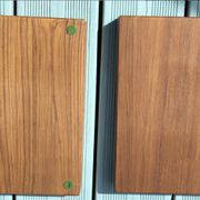 Massive Danish-made teak box 60s without hinges