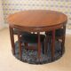 Hans Olsen table and 6 chairs teak, Publisher frem Rojle Denmark 60 years