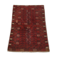 Ancient Asian wool rug, hand-knotted, 82 x 51 in.