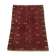 Ancient Asian wool rug, hand-knotted, 82 x 51 in.