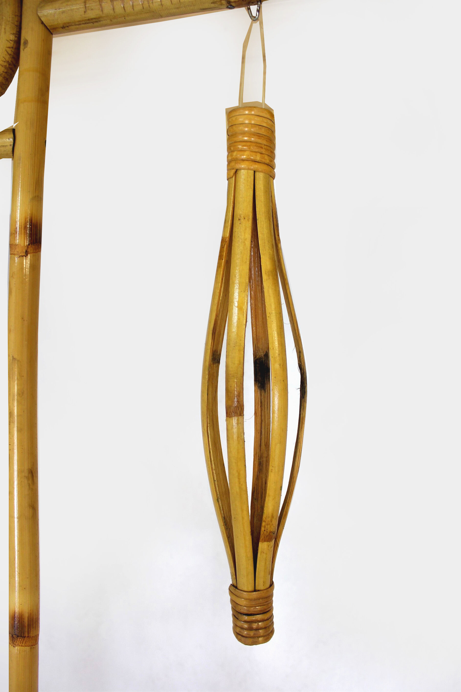 Vintage Bamboo and Rattan Room Divider, 1970s