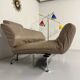 De Sede ds 140 grey 2/3 seater sofa, vintage leather, 80s design