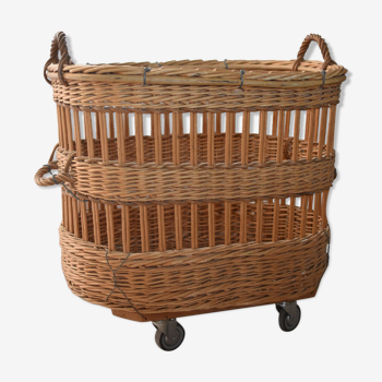 Baker's basket with wheels