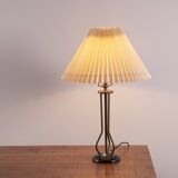 Danish brass table lamp, 1950s Denmark