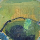 Gösta Liljedahl (1908-1993), Modern Still Life, 1960s, Oil Collage on Panel, Framed
