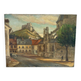The Little Andely at Château Gaillard, oil on canvas 1954