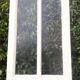 Old translucent glass communication door 82.5x214.2cm