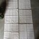 6 antique checkered napkins