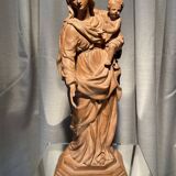Virgin and child after jean dubois in resin louvre museum