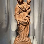 Virgin and child after jean dubois in resin louvre museum