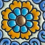 ARTECER Cuerda Seca trivet, 18 carat gold