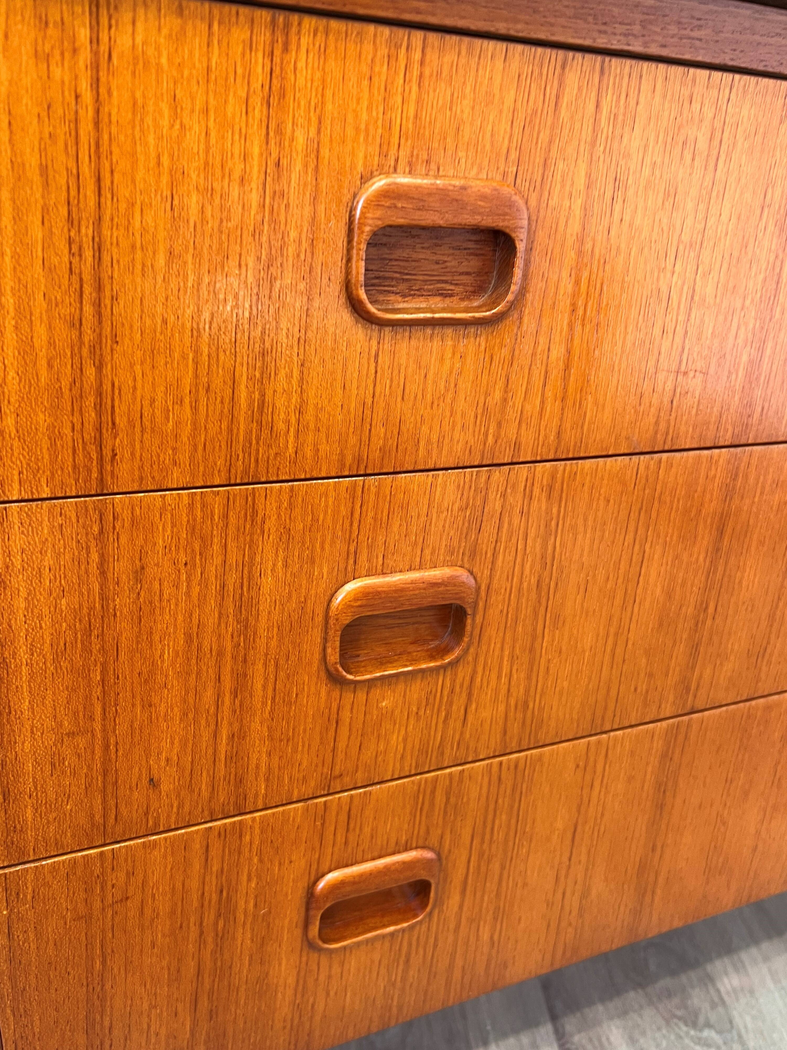 Rare Scandinavian curved secretary from Sweden.
