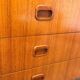 Rare Scandinavian curved secretary from Sweden.