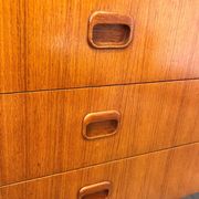 Rare secrétaire scandinave galbé origine Suède