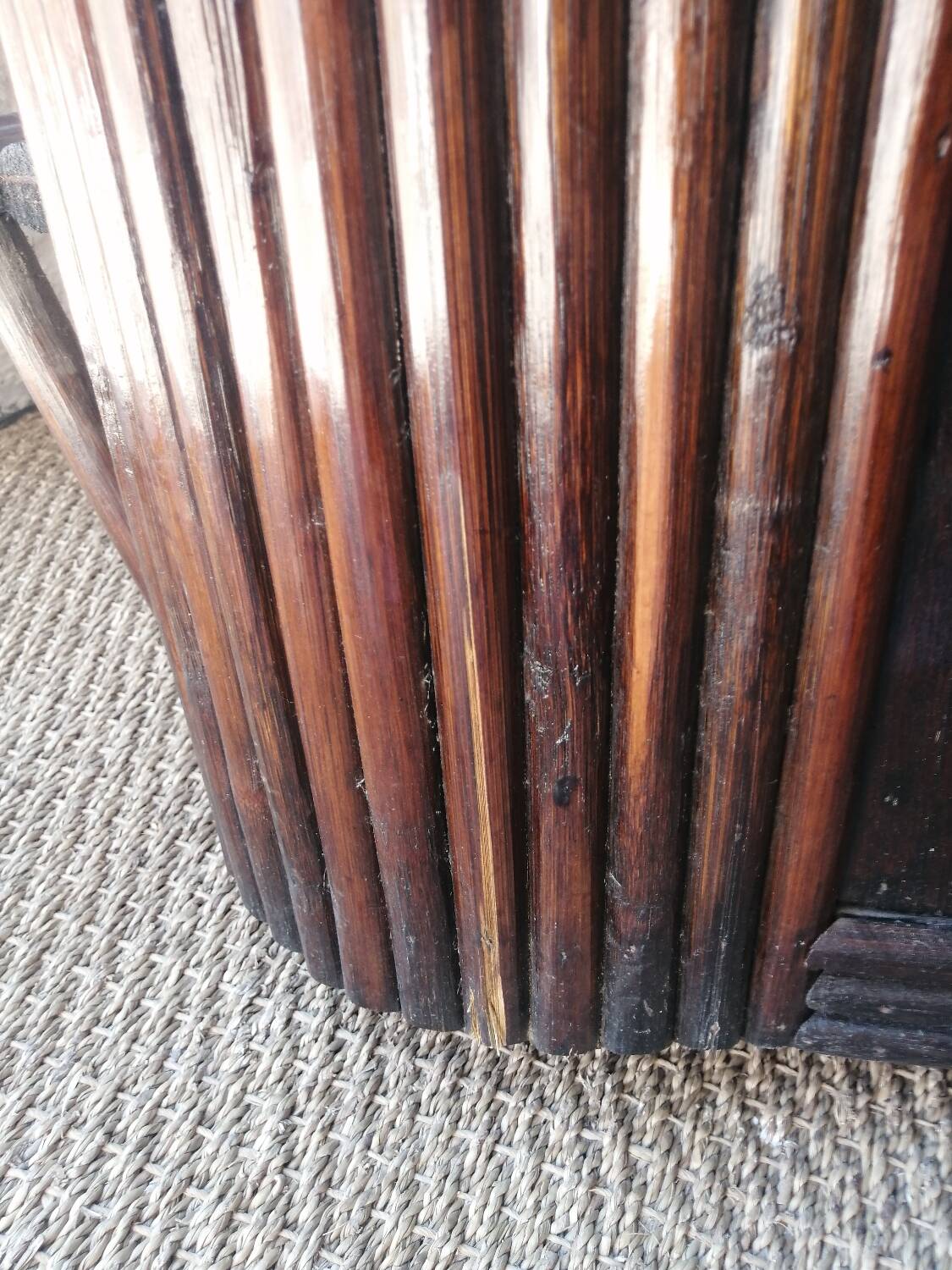 Bamboo and rattan tiki bar, 1940