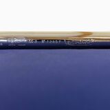 Cassina LC2 3seat Sofa by Charlotte Perriand, Le Corbusier and Pierre Jeanneret in blue fabrics