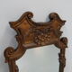 Miroir doré italien vintage 27x74cm