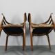 1930s pair of restored Thonet armchairs, Czechoslovakia