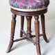 Tabouret de piano Napoléon III, XIXème