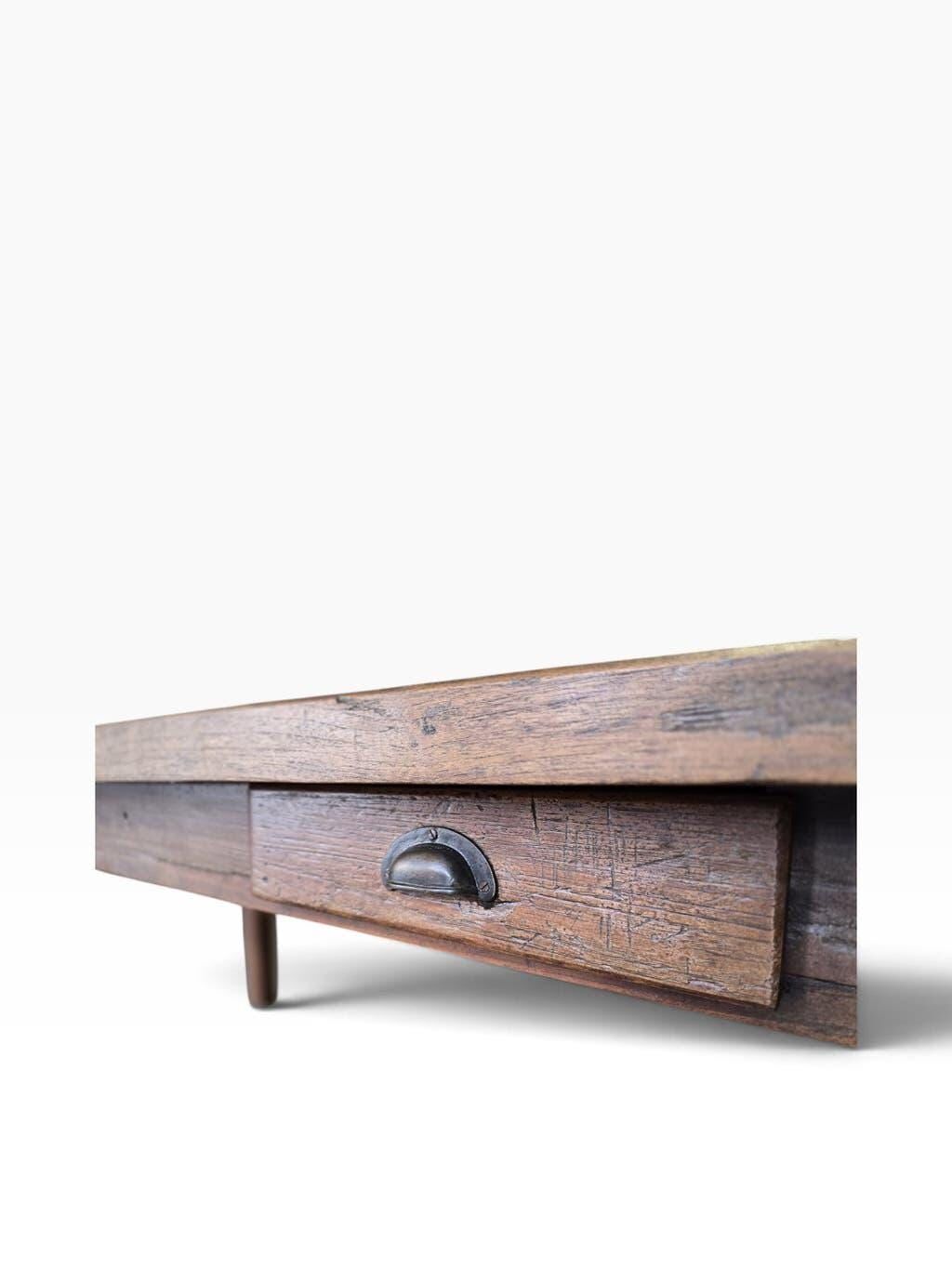 Farm table/vintage dining table in solid wood