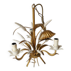 Lampe lustre en metal - hans