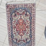 Tapis iranien soie fait main 76x131cm