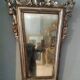Miroir fin XIXe siècle en bois argenté