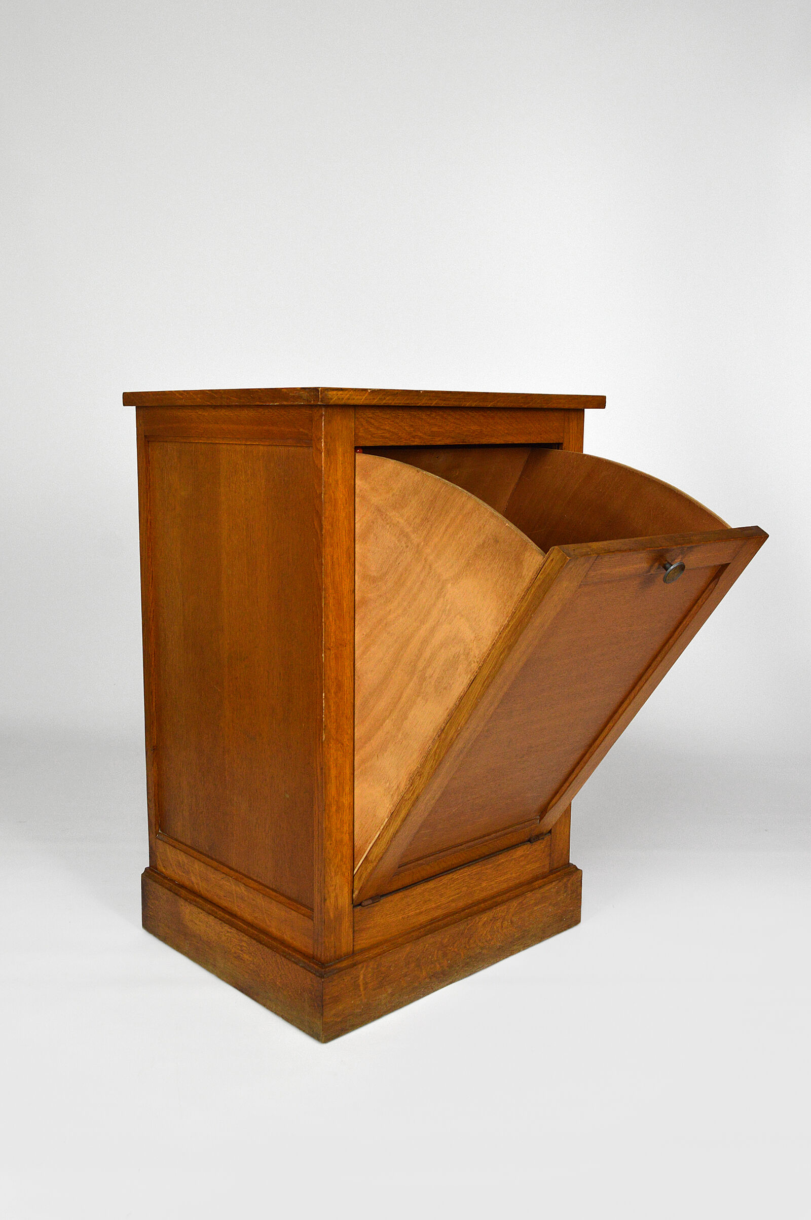 Oak storage bin around 1930