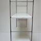 Étagère String métal blanc et acier années 60