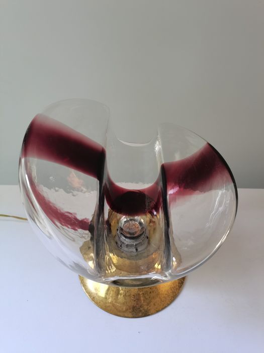 Lampe Italienne en verre Mazzega