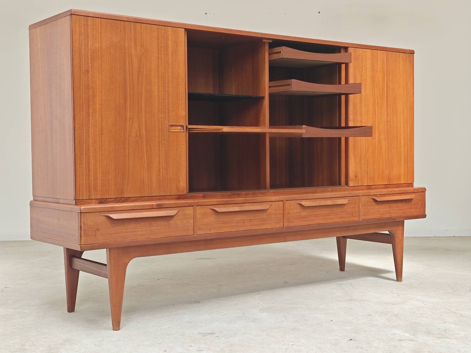 High enfilade by Johannes Andersen by Bordum & Nielsen, Samcom teak