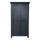Large black Parisian wardrobe