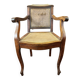 Fauteuil de coiffeur / barbier canné – dossier ajustable