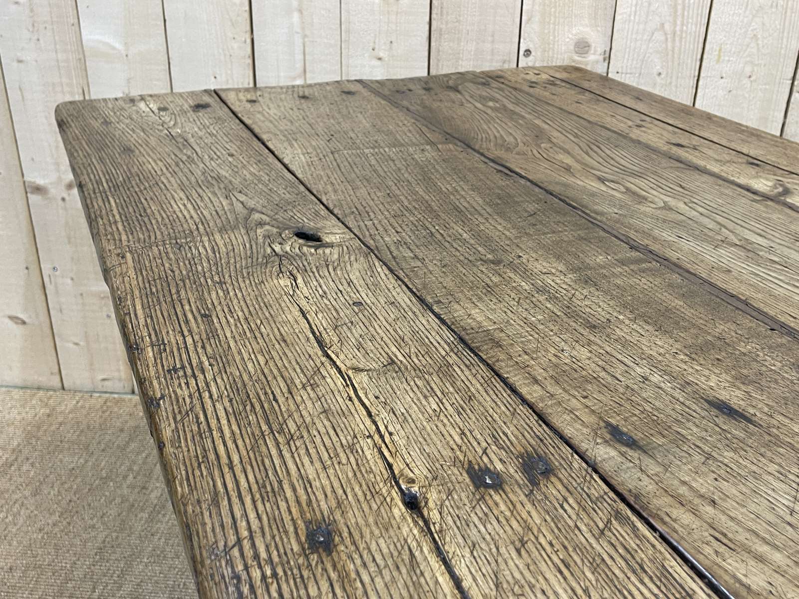 Nineteenth century chestnut farmhouse table