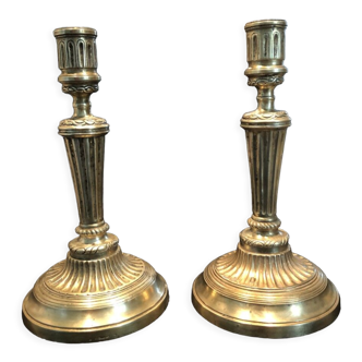 Pair of candle holders