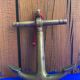 Tire bouchon en bronze en forme d'ancre de bateau