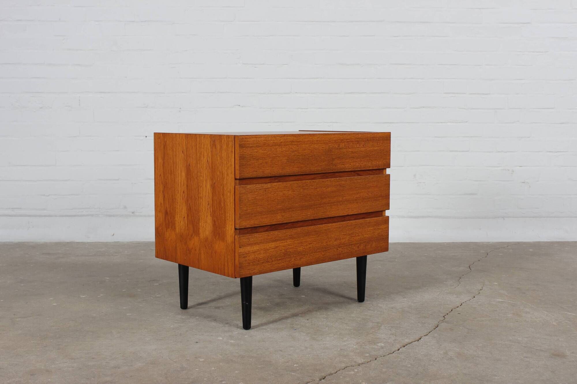 Vintage teak chest of drawers 60s mid century