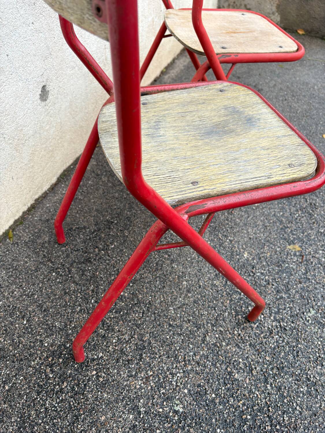 2 industrial chairs