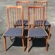4 chaises scandinaves