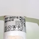 UFO glass globe lamp from Ikea vintage space age dlg by Joe Colombo